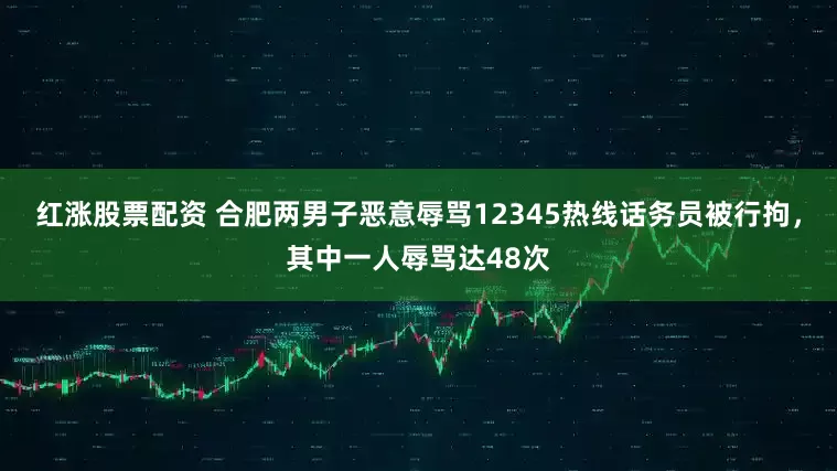 红涨股票配资 合肥两男子恶意辱骂12345热线话务员被行拘，其中一人辱骂达48次